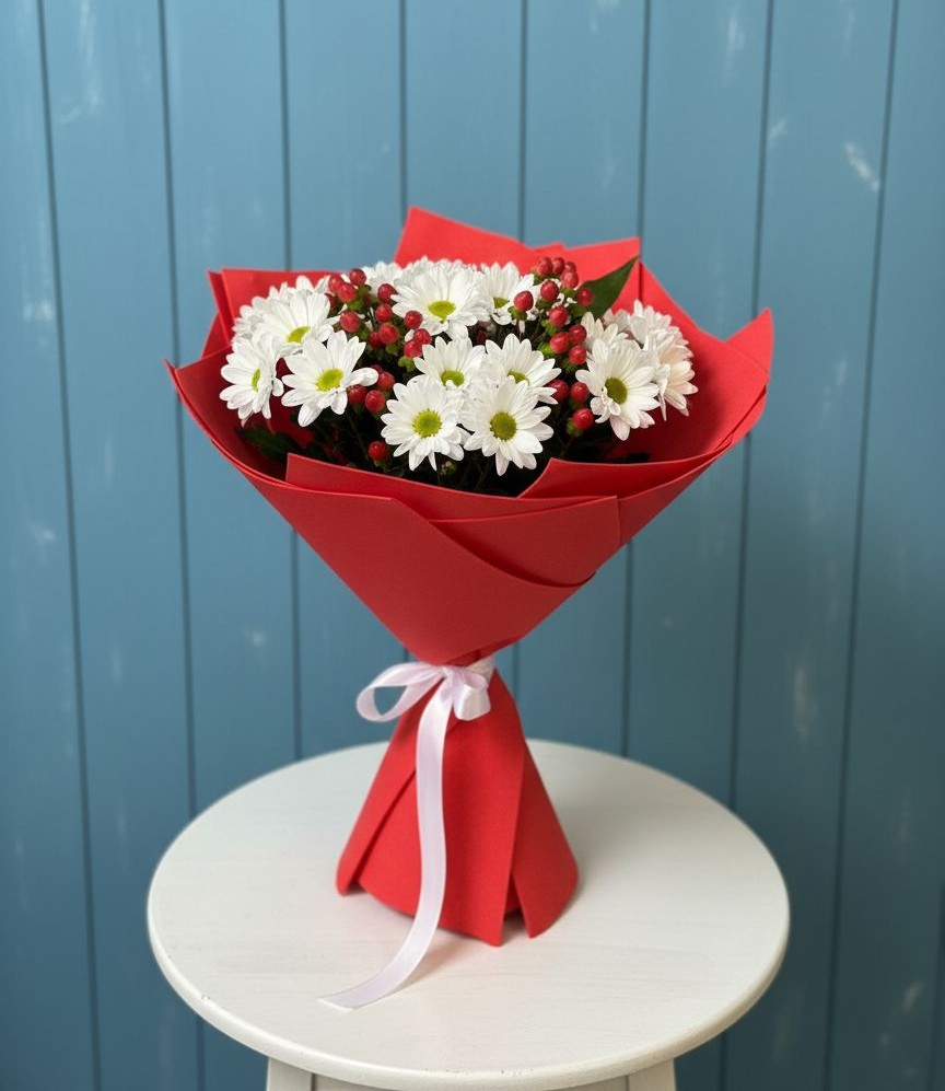 Букет цветов из: Хризантемы в Горки Ленинские