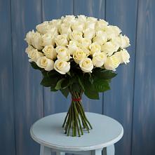 Букет 51 Белая роза Эдлесс Лав #REPLACE_PRED# Горки Ленинские