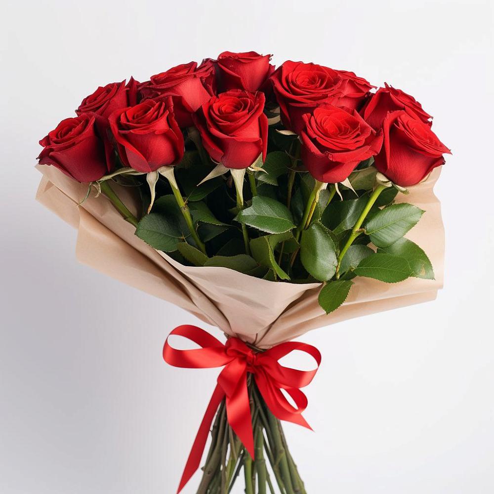 Букет 11 Красных роз Эдлесс Лав в Горки Ленинские